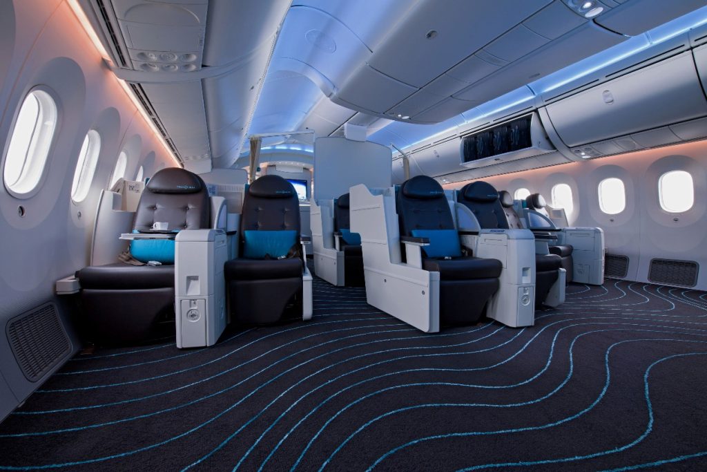 787 interior - biz class