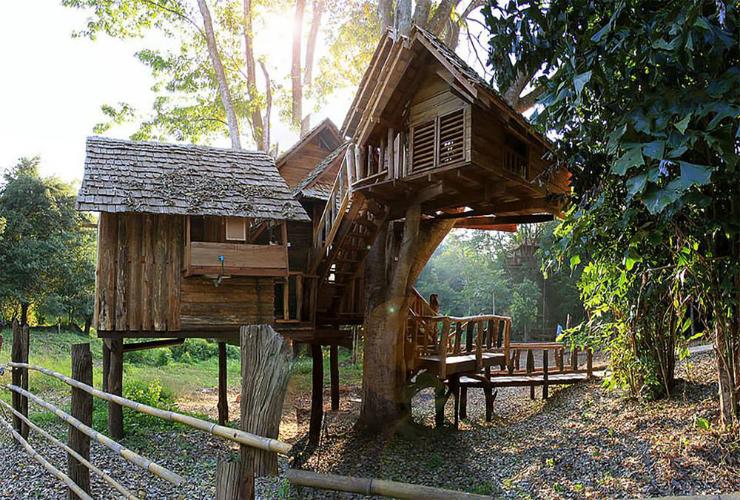 5 ที่พักเชียงใหม่รับหน้าหนาว สูดกลิ่นอายดิน นอนฟินๆ ที่พักสไตล์กระท่อม ระเบียงป่าสัก ทรีเฮาส์ รีสอร์ท (Rabeang Pasak Treehouse Resort)