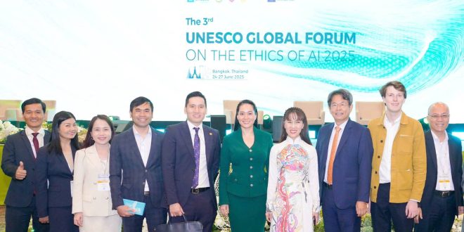 มหาเศรษฐีนักธุรกิจชาวเวียดนาม ดร. เหวียน ถิ เฟือง เถา ร่วมผลักดัน AI เพื่อสังคมบนเวที UNESCO