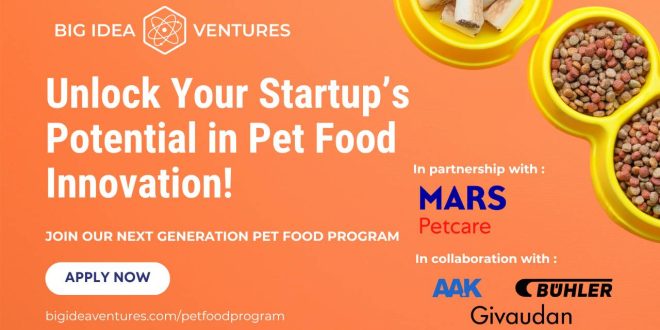 มาร์ส เพ็ทแคร์ ผนึก Big Idea Ventures เปิดเวทีเฟ้นหาสตาร์ทอัพทั่วโลก ร่วมพัฒนานวัตกรรมอาหารสัตว์เลี้ยงระดับโลก เพื่อสัตว์เลี้ยงยุคใหม่ที่ยั่งยืน