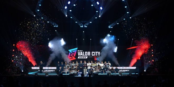 ทรู ผนึกกำลังการีนา เปิดศึก RoV สุดมันส์ทั่วไทย! “Valor City 2025 presented by True|dtac 5G” ชิงเงินรางวัลกว่า 1.15 ล้านบาท