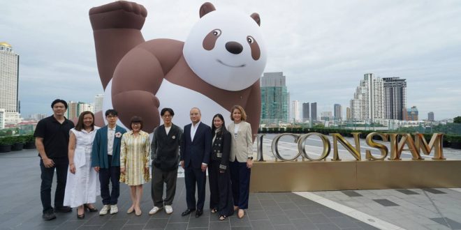 ไอคอนสยาม จับมือ YIMU ART และ Intersteps พาคาแรกเตอร์ดัง “แพนด้า Seven” และ “HIPPO GO!” เยือนไทยครั้งแรก ใน “YIMU ART EXHIBITION” โชว์ผลงานสุดสร้างสรรค์ของ “ลีโอ หวง” ศิลปินดาวรุ่งจีน ร่วมฉลอง 50 ปี ความสัมพันธ์ทางการทูต ไทย-จีน วันนี้ถึง 15 สิงหาคม 2568