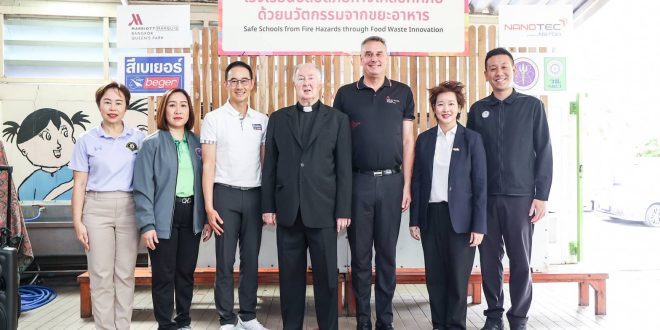 สวทช. โดยนาโนเทค ร่วมกับพันธมิตร ต่อยอด “สารหน่วงไฟจากขยะเปลือกหอย” สู่โครงการ “โรงเรียนปลอดภัย ห่างไกลอัคคีภัยด้วยนวัตกรรมจากขยะอาหาร”