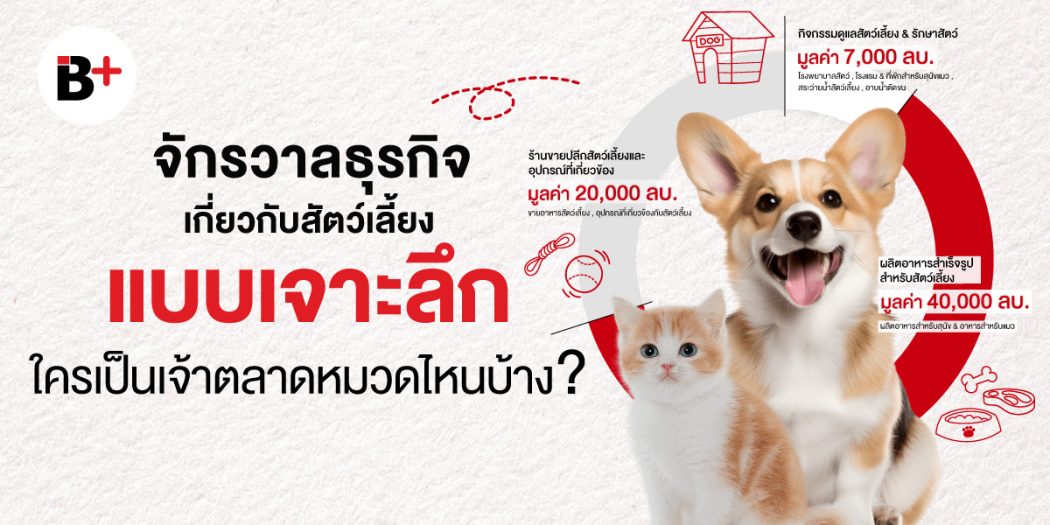 ส่วนแบ่งการตลาดธุรกิจสัตว์เลี้ยง