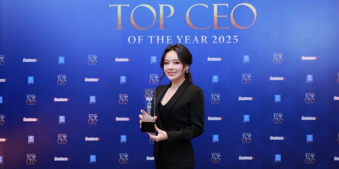 “ลภัสรดา เลิศภานุโรจ” CEO MASTER คว้ารางวัล THAILAND TOP CEO of  The Year 2025 ประเภทอุตสาหกรรมธุรกิจความงาม สะท้อนความสำเร็จร่วมของทีม MASTER