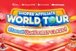 Shopee ดันครีเอเตอร์ไทย ผู้เข้าร่วม Shopee Affiliate World Tour สร้างยอดขายรวม 500 ล้านบาท พร้อมประกาศผล 8 ผู้ชนะบิน First Class ไปญี่ปุ่น