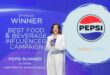 เป๊ปซี่® คว้ารางวัล “Best Food & Beverage Influencer Campaign” โชว์พลังสร้างคอนเทนต์โดนใจคนรุ่นใหม่ ชูความสร้างสรรค์ผสานโลกดิจิทัล