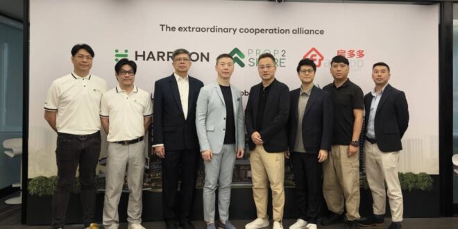 ฮาริสัน ร่วมกับกลุ่มนักลงทุนไทย ดึงพันธมิตร Aurevia Asia Pacific Fangdd Network Group Ltd. จากจีน ลงทุนซื้อเหมาและบริหารงานขายโครงการเอ สเปซ เมกาคอนโดมิเนียม พร้อมแนะนำเครื่องมือการขายที่มีประสิทธิภาพโดยผ่านตัวแทนการขายอิสระ หรือ Prop2share เชื่อมทุกขั้นตอนใน Ecosystem เดียว