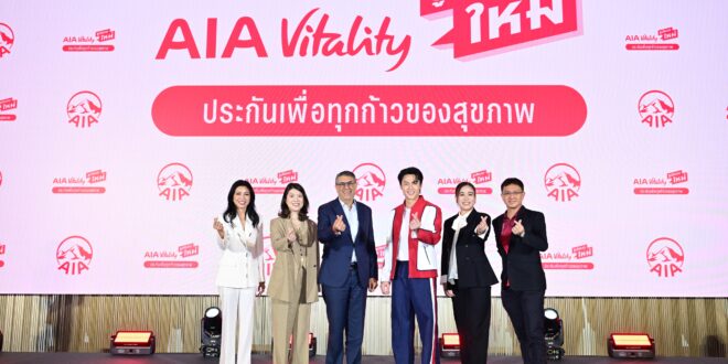 เอไอเอ ประเทศไทย พลิกโฉม AIA Vitality ใหม่! มาพร้อมไวทัลลิตี้ โบนัส และรางวัลจุก ๆ  ทุกเดือน ตอบโจทย์ทุกไลฟ์สไตล์ เพื่อทุกก้าวของสุขภาพ พร้อมชวน “หมาก ปริญ” ร่วมเปิดตัวภาพยนตร์โฆษณาชุดใหม่ ที่ให้คุณมีสุขภาพดีได้มากกว่า