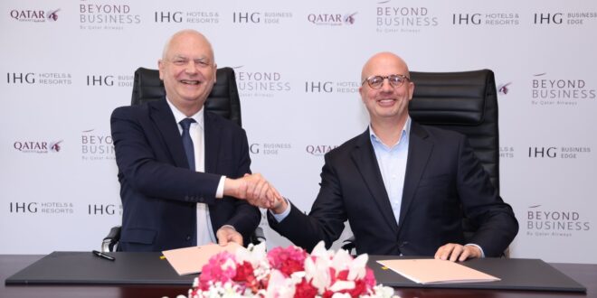 กาตาร์ แอร์เวย์ส จับมือ IHG เปิดตัวดีลสุดเอ็กซ์คลูซีฟ  พร้อมรางวัลและสิทธิประโยชน์แบบจัดเต็มสำหรับการเดินทางในระดับองค์กร