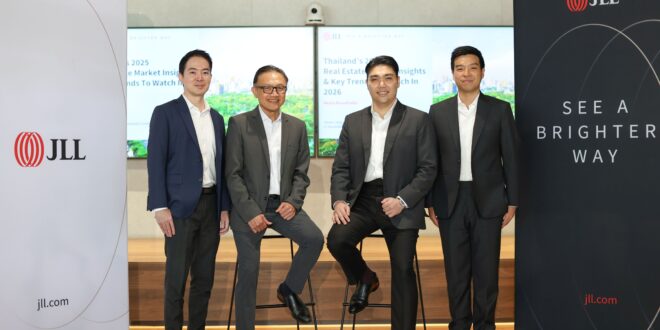 เจแอลแอล สรุปเทรนด์สำคัญกำหนดทิศทางตลาดอสังหาริมทรัพย์ไทยปี 2568 พร้อมเผยโอกาสใหม่ในปี 2569