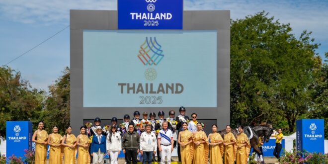 ประเทศไทยคว้าเหรียญทองประเภททีมเพิ่มเติม ในการแข่งขัน Dressage Team Final ศึกซีเกมส์ ครั้งที่ 33