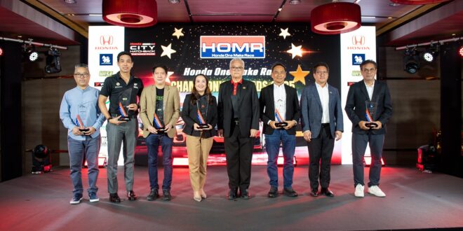 “ฮอนด้า วันเมคเรซ แชมเปี้ยนส์ อวอร์ดส์ 2025” มอบแชมป์ประจำปีสุดยิ่งใหญ่  “ประพจน์-ทัศไนย” ครองบัลลังก์โอเวอร์ออลล์ “หทัย-ปิยะวดี-สิรภพ” ผงาด ฮอนด้าคลับ