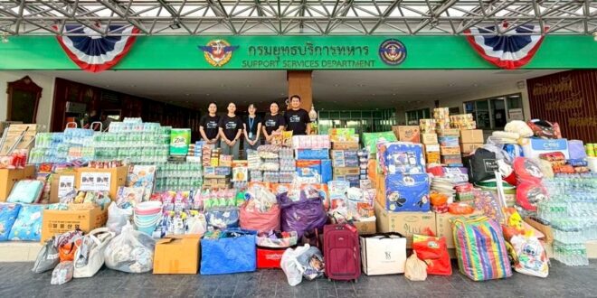 พรีโม ผนึก บริษัทในเครือ พร้อมลูกบ้าน มอบน้ำดื่ม อาหาร และสิ่งของใช้จำเป็น เพื่อช่วยเหลือผู้ประสบอุทกภัย อ.หาดใหญ่ จ.สงขลา