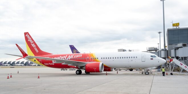 “เวียตเจ็ทไทยแลนด์” จัดพิธีเจิมเครื่องบินโบอิ้ง 737-8 จำนวน 4 ลำ เตรียมพร้อมให้บริการเชิงพาณิชย์