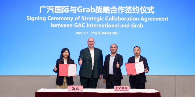 แกร็บ จับมือ GAC ผลักดันการใช้รถยนต์ไฟฟ้าในกลุ่มคนขับ ยกระดับการเดินทางในเอเชียตะวันออกเฉียงใต้