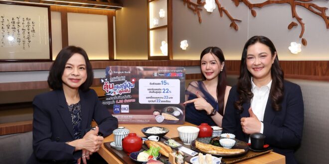 โอโตยะ ฉลองครบรอบ 22 ปี ร่วมกับบัตรเครดิตธนาคารกรุงเทพ  จัดแคมเปญ มอบส่วนลด / เงินคืน สูงสุด 22% พร้อมลุ้นรางวัลรวมมูลค่ากว่า 1.39 ล้านบาท  เริ่มวันนี้! ถึง 31 พ.ค. 69