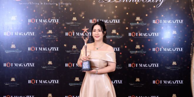 หมอโม Aurapin Wellness Clinic คว้ารางวัล  Hot Magazine Women Inspire Awards 2026   ตอกย้ำบทบาทสตรีผู้ทรงคุณค่าทำคุณประโยชน์เพื่อสังคม และสร้างแรงบันดาลใจ