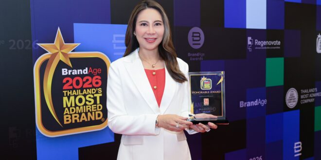 “เจ้าสัว” ผงาดคว้ารางวัล Thailand’s Most Admired Brand ปี 2026 ยืนหนึ่งแบรนด์ขนมขบเคี้ยวไทยที่ได้รับความไว้วางใจจากผู้บริโภค 4 ปีซ้อน