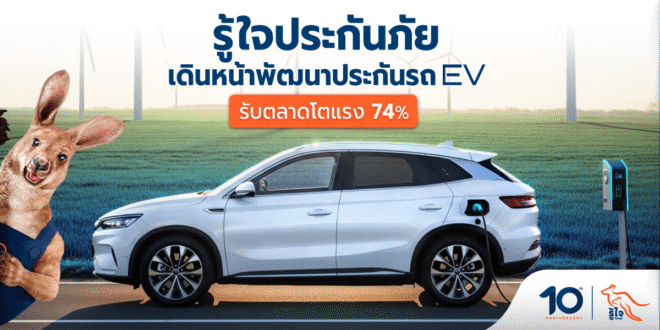 รู้ใจประกันภัยรุก Green Mobility พัฒนาประกัน EV รับตลาดโตแรง 74% ตอกย้ำผู้นำ Insurtech ไทย