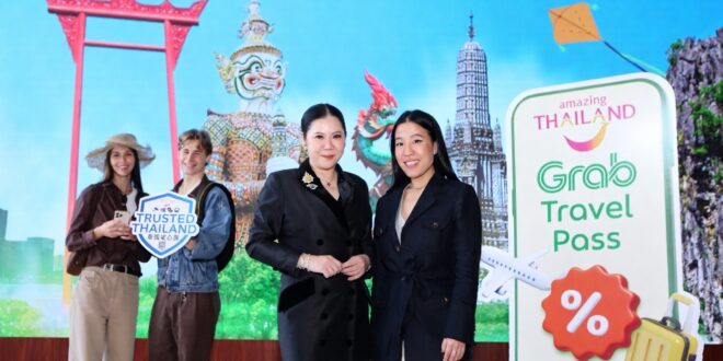 แกร็บ แท็กทีม ททท. ส่งแพ็กเกจ Amazing Thailand Grab Travel Pass  รุกตลาดนักท่องเที่ยวต่างชาติ