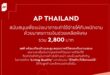 เอพี ไทยแลนด์ เดินหน้าเคียงข้างดูแลคุณภาพชีวิตพนักงาน สนับสนุนเงินช่วยเหลือพิเศษเดือนเมษายน รวม 2,800 บาท  ร่วมเป็นส่วนหนึ่งเพื่อแบ่งเบาภาระค่าใช้จ่าย