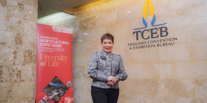 ทีเส็บผนึกกำลังเครือข่ายไมซ์–ท่องเที่ยว เตรียมพื้นที่ สร้างโอกาส ขับเคลื่อนเศรษฐกิจสู่เวทีโลก รองรับ “มหกรรมพืชสวนโลกอุดรธานี 2569” พร้อมยกระดับไทยเป็น Global MICE Hub