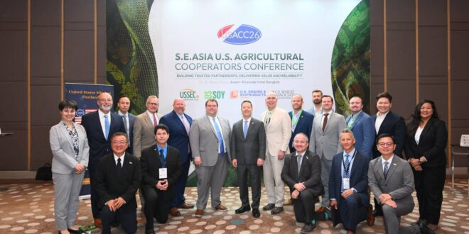 ถั่วเหลืองสหรัฐฯ เดินหน้าสร้างความร่วมมือด้านการค้า และการเติบโตอย่างยั่งยืนในเอเชียตะวันออกเฉียงใต้   เวทีระดับภูมิภาครวมผู้นำอุตสาหกรรม เพื่อขับเคลื่อนการแลกเปลี่ยนมุมมอง และต่อยอดความร่วมมือ ตลอดห่วงโซ่อาหารและอาหารสัตว์