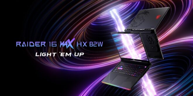 MSI เปิดตัวโน้ตบุ๊กเกมมิ่งรุ่นใหม่ Raider และ Crosshair ที่มาพร้อมประสิทธิภาพระดับผู้นำอุตสาหกรรมการเล่นเกมยุคใหม่ ขับเคลื่อนด้วยโปรเซสเซอร์ Intel® Core™ Ultra 200HX Series รุ่นล่าสุด และการ์ดจอ NVIDIA® GeForce RTX™ 50 Series สำหรับโน้ตบุ๊ก