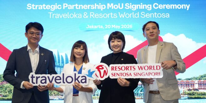 Traveloka จับมือ Resorts World Sentosa ยกระดับประสบการณ์ท่องเที่ยวแบบครบวงจรสำหรับนักเดินทางในเอเชียตะวันออกเฉียงใต้