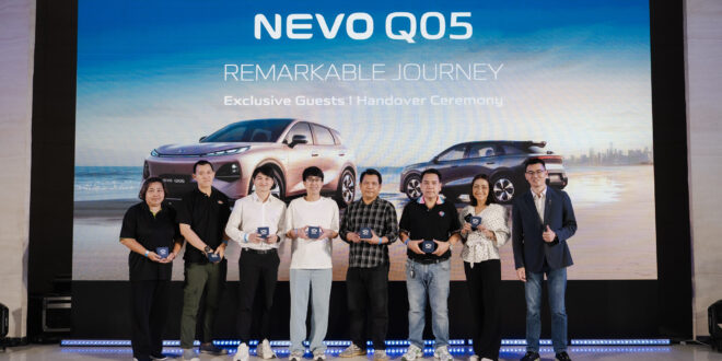 CHANGAN ฉลองความสำเร็จ จัดงานส่งมอบรถ NEVO Q05 อย่างเป็นทางการ  หลังกวาดยอดจองทะลุ 2,200 คัน ภายใน 7 วัน หลังเปิดตัว