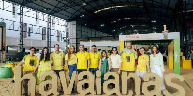 Havaianas จัดบิ๊กแมตช์รับทัวร์นาเมนต์ระดับโลกในงาน “Football Beach Party” ชวนนักเตะคนดังตั้งทีมเฉพาะกิจ แท็กทีมทัพเซเลบ-คนดัง ดวลแข้งระเบิดความมันส์ พร้อมเปิดตัวคอลเลกชันพิเศษ “Top Nations” ร่วมฉลองจิตวิญญาณฟุตบอลสไตล์บราซิลเลียน