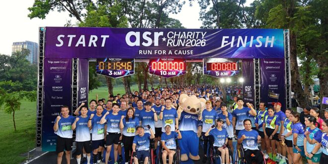 แอสคอทท์รวมพลังชุมชนในงาน Ascott Star Rewards Charity Run 2026 ต่อเนื่องเป็นปีที่ 3 สนับสนุนเด็กผู้ด้อยโอกาส