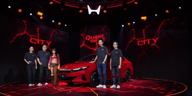 Honda City ใหม่ เปิดราคาคุ้มค่าเต็มขั้น เข้าถึงง่ายยิ่งขึ้น กับราคาพิเศษช่วงเปิดตัว เริ่มต้นเพียง 569,000 บาท พร้อมแนะนำรุ่นเริ่มต้นไฮบริดใหม่ e:HEV V เพียง 619,000 บาท ถึง 30 ก.ย. นี้ สัมผัสการคัมแบ็กครั้งใหญ่ที่ ‘สั่นทุกสตรีท’ ได้แล้ววันนี้ทั่วประเทศ