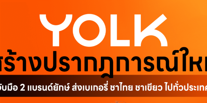 “YOLK” เขย่าวงการเบเกอรี่ไทยครั้งประวัติศาสตร์ จับมือ 2 บิ๊กแบรนด์ระดับประเทศ “ชาตรามือ” และ “7-Eleven” เปิดตัวรสชาติชาไทย & มัทฉะคอลแลบสุดเอ็กซ์คลูซีฟ ที่ไม่เคยมีมาก่อน