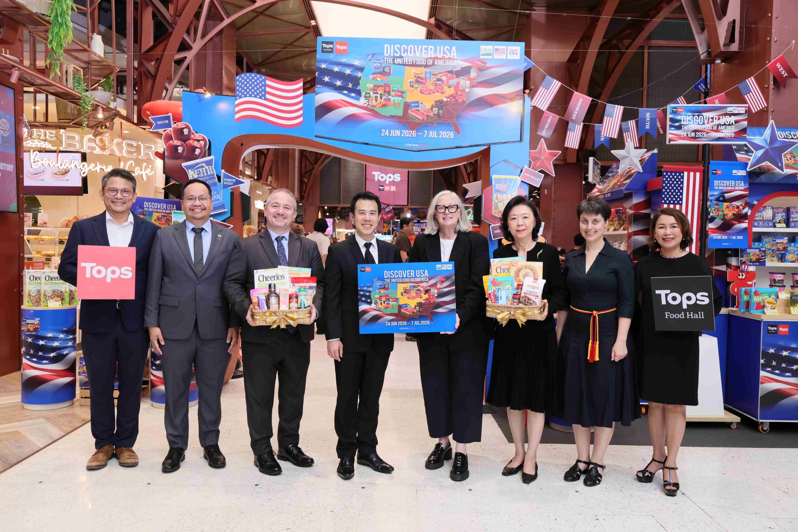 ท็อปส์ พาเปิดแมปความอร่อยจากทั่วภูมิภาคอเมริกา ในงาน “Discover USA: The United Food of America” สัมผัสสีสันแห่งรสชาติและวัฒนธรรมอเมริกันจากหลากหลายรัฐ  ตั้งแต่ วันนี้ – 7 กรกฎาคม 2569