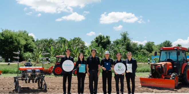 สยามคูโบต้า ผนึก “LACO – LACO INNOTECH” ยกระดับการเพาะปลูกถั่วแระญี่ปุ่นด้วยเทคโนโลยี Smart Farming