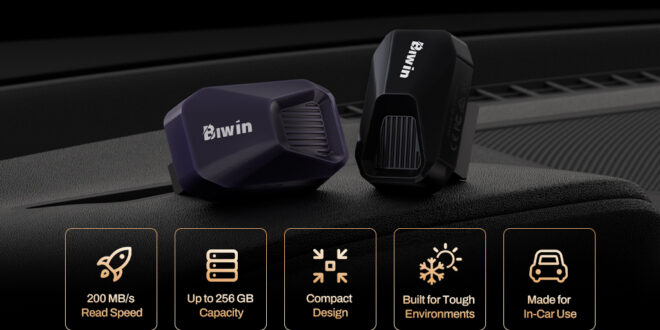 BIWIN ส่ง Amber UV200 USB Storage ความทนทานสูง รองรับการบันทึกข้อมูลต่อเนื่อง ตอบโจทย์รถยนต์ยุค Connected
