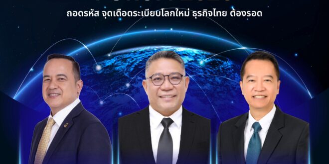 สมาคมวารสารศาสตร์ ธรรมศาสตร์ ร่วมกับ สมาคมศิษย์เก่าวิทยาลัยการจัดการ มหาวิทยาลัยมหิดล เปิดเวทีเสวนาแห่งปีที่ผู้บริหาร นักลงทุน และผู้ประกอบการไม่ควรพลาด!!  “THE LEADERSHIP SURVIVAL FORUM 2026”  ถอดรหัสจุดเดือดระเบียบโลกใหม่ ธุรกิจไทยต้องรอด