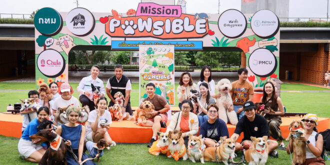 “วาระแห่งเมือง”! ‘พันธุ์ไทย’ ผนึก ‘กทม.’ และ ‘เพจหมาจ๋า’ ผุดแคมเปญ “Punthai Mission PAWSIBLE” เนรมิตเมืองแห่งความหวัง หนุนสวัสดิภาพสัตว์จรจัด ต้อนรับวันสุนัขโลก