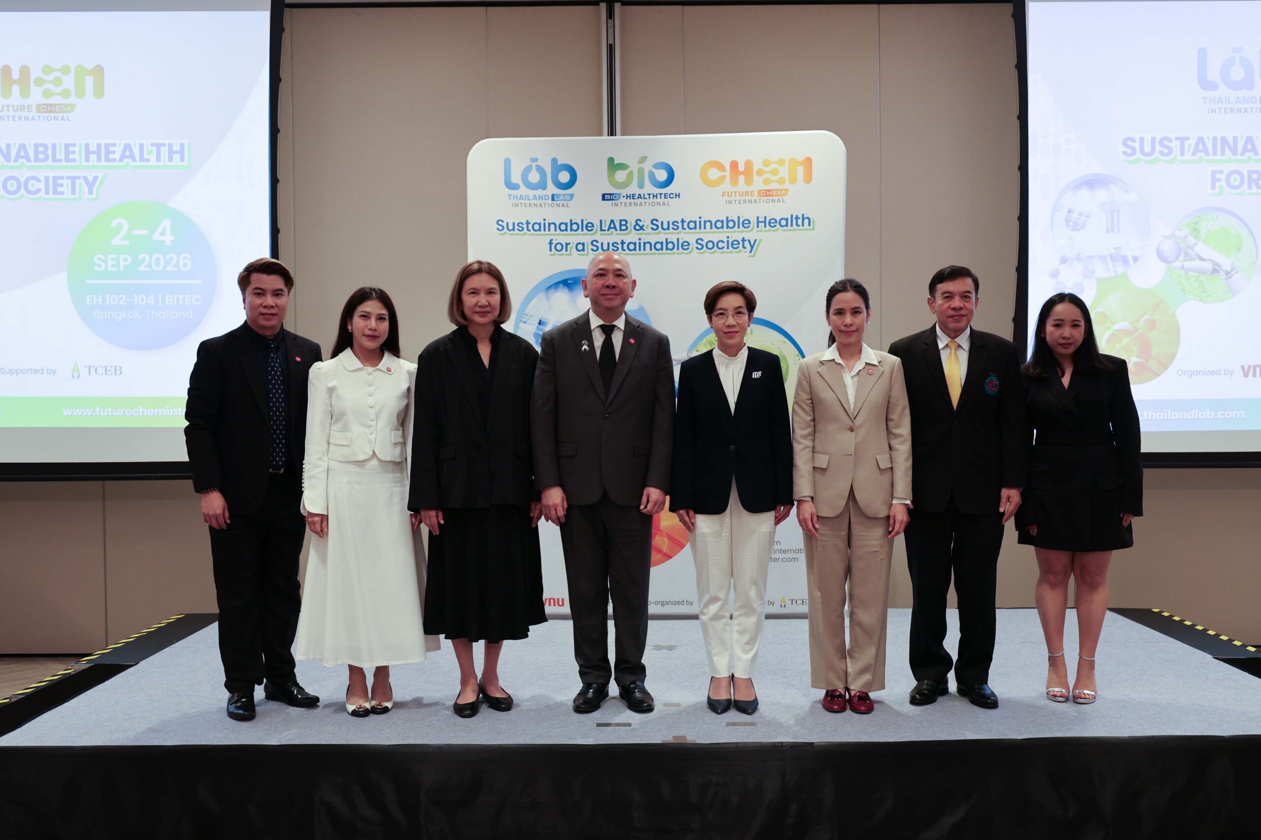 Thailand LAB INTERNATIONAL 2026 ผนึก Bio+HealthTech INTERNATIONAL และ FutureCHEM INTERNATIONAL เปิดเวที AI ขับเคลื่อนนวัตกรรมวิทยาศาสตร์และสุขภาพ ยกระดับไทยสู่ศูนย์กลางอาเซียน
