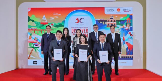 เซ็นทรัล รีเทล จับมือ NAPAS และ VietinBank เดินหน้าส่งเสริมระบบชำระเงินดิจิทัลในไทย-เวียดนาม  สร้างประสบการณ์ช้อป-เที่ยว-จ่าย ไร้รอยต่อผ่าน VietQR Global