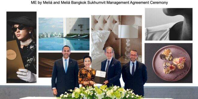AWC และ Meliá Hotels International ขยายความร่วมมือเชิงกลยุทธ์ เดินหน้าสร้างพอร์ตโฟลิโอโรงแรมลักชัวรีและไลฟ์สไตล์กว่า 3,000 ห้องในจุดหมายปลายทางท่องเที่ยวสำคัญ