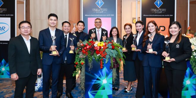 เอไอเอ ประเทศไทย คว้า 2 รางวัลเกียรติยศ ‘บริษัทประกันชีวิตที่มีการบริหารงานดีเด่น’ อันดับ 2 และ ‘บริษัทประกันภัยที่มีการพัฒนาด้านความยั่งยืนดีเด่น’  จากงาน Prime Minister’s Insurance Awards 2026