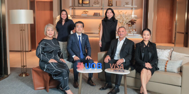 ยูโอบี ประเทศไทย จับมือ วีซ่า นำร่อง เปิดตัว Visa Infinite โฉมใหม่ ในอาเซียน  ยกระดับประสบการณ์ลูกค้ากลุ่มมั่งคั่ง
